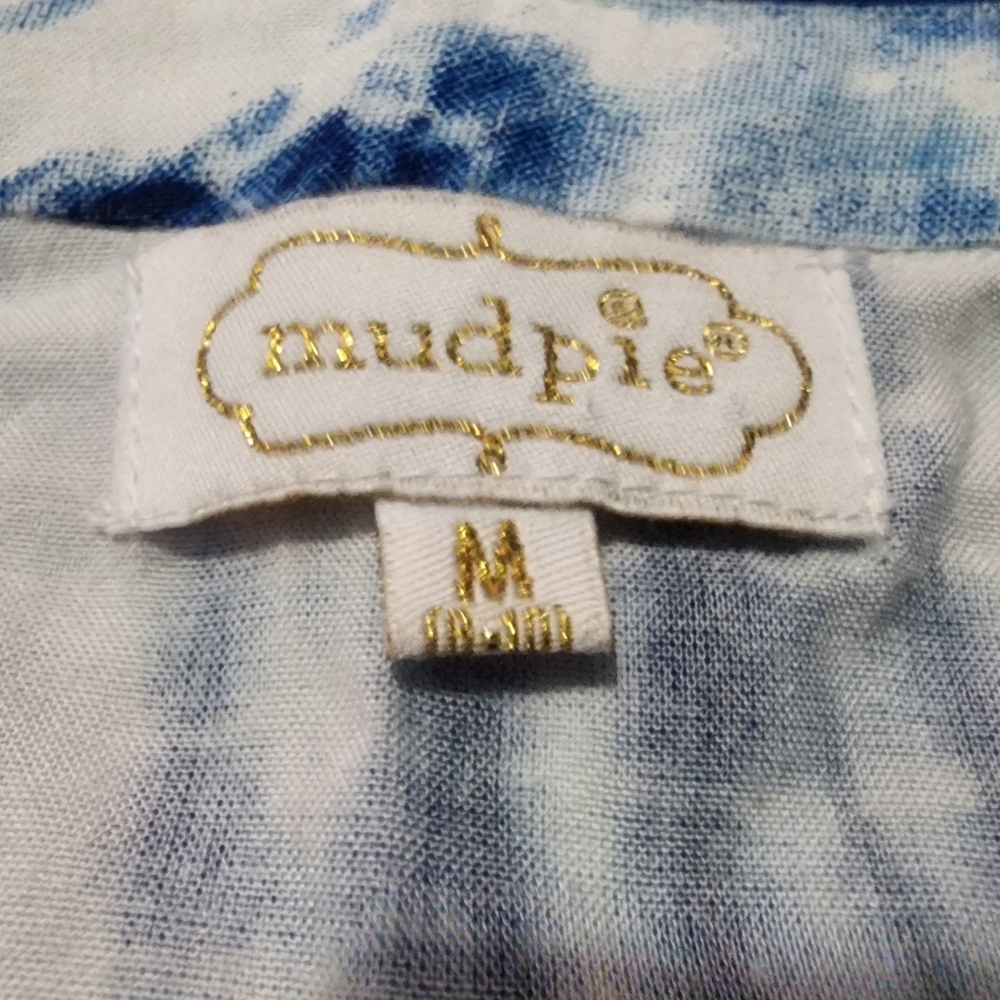 Mud Pie Tie Dye Swim Cover, Womens Medium​ - Picture 7 of 7